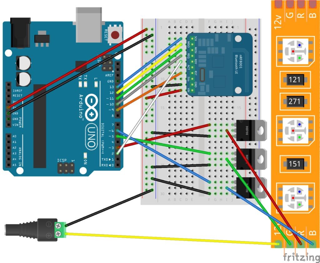 LightShow_Arduino_Wiring_BLE