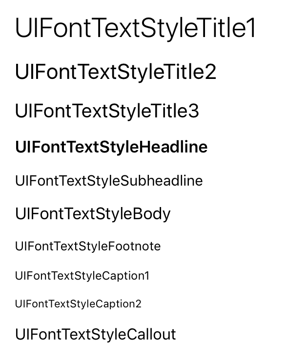 UIFontTextStyle